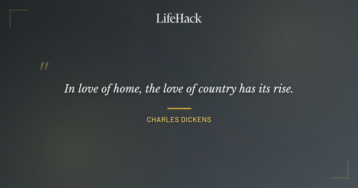 Quote by Charles Dickens