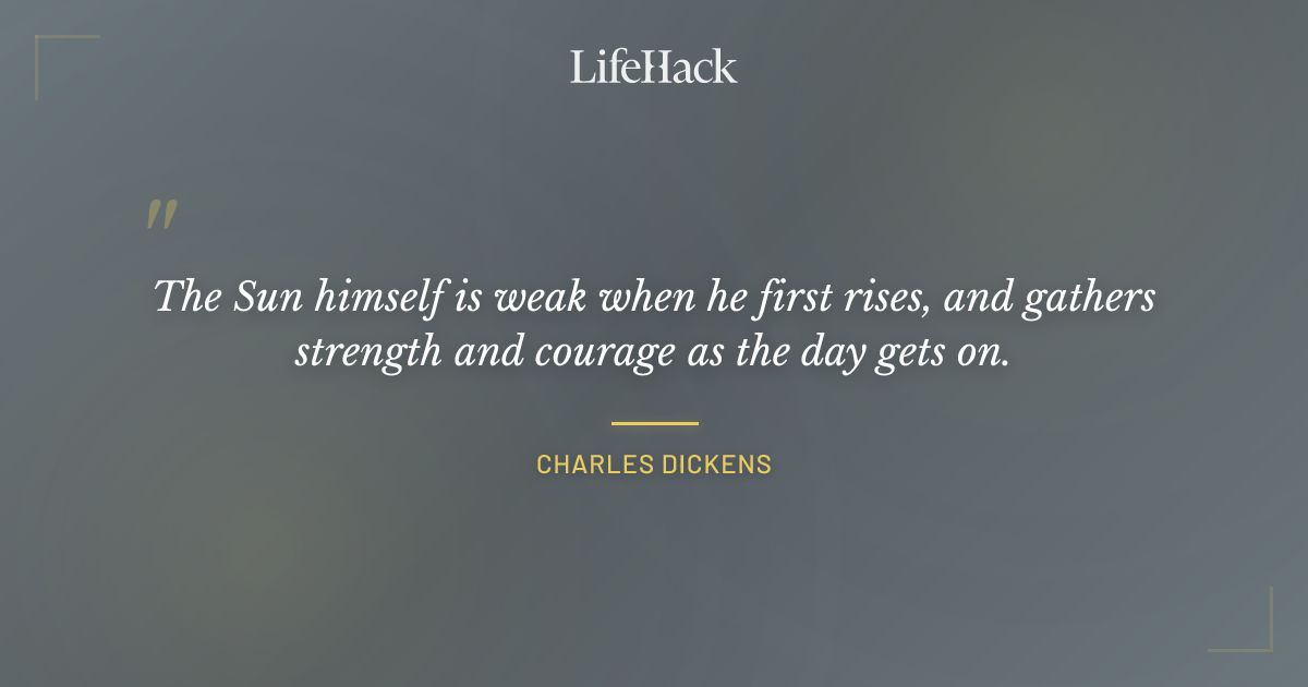Quote by Charles Dickens