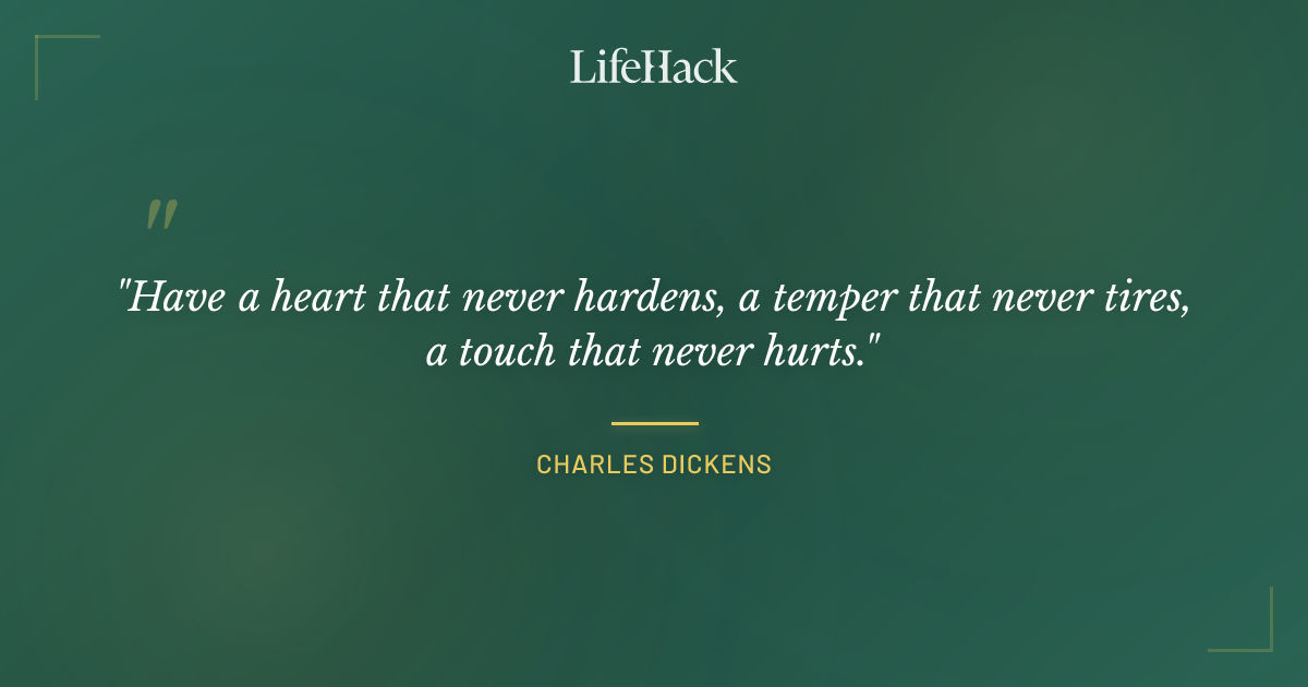 Quote by Charles Dickens