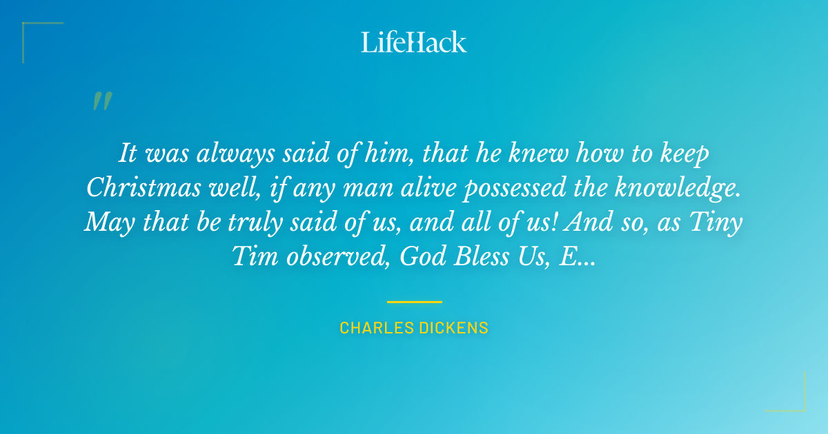 Quote by Charles Dickens