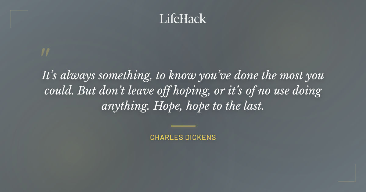 Quote by Charles Dickens