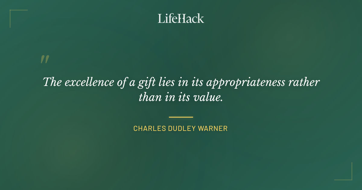 Quote by Charles Dudley Warner
