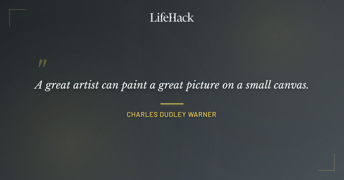 Quote by Charles Dudley Warner