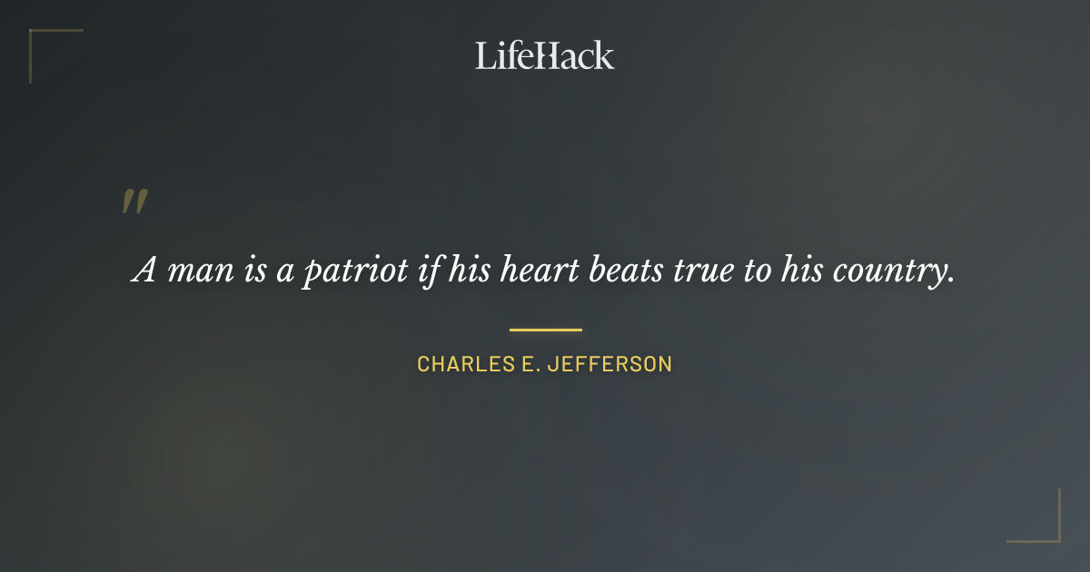 Quote by Charles E. Jefferson