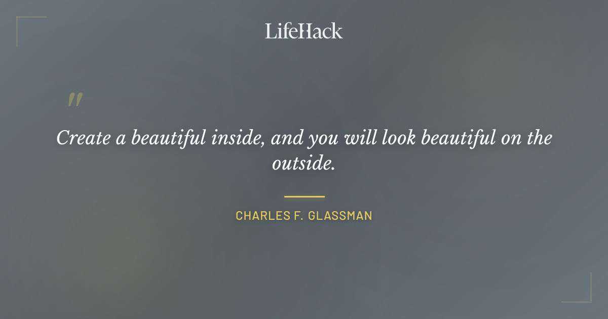 Quote by Charles F. Glassman