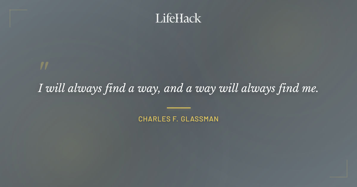 Quote by Charles F. Glassman