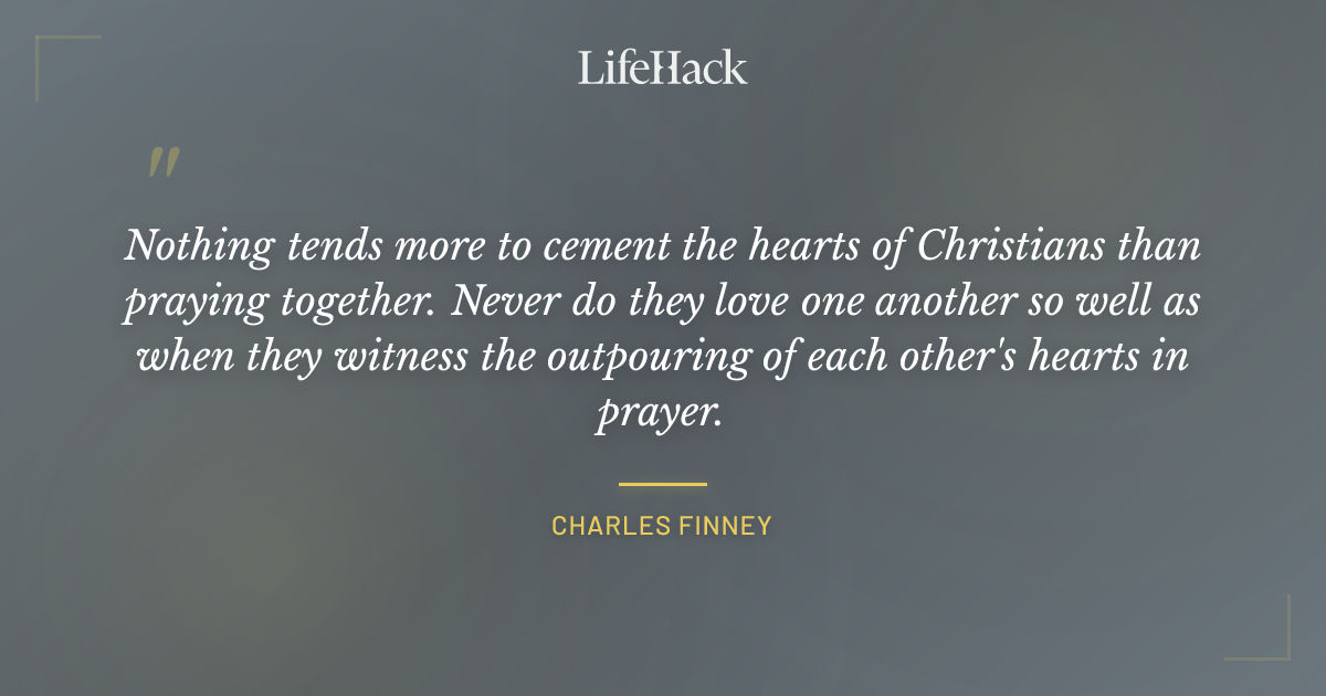 Quote by Charles Finney