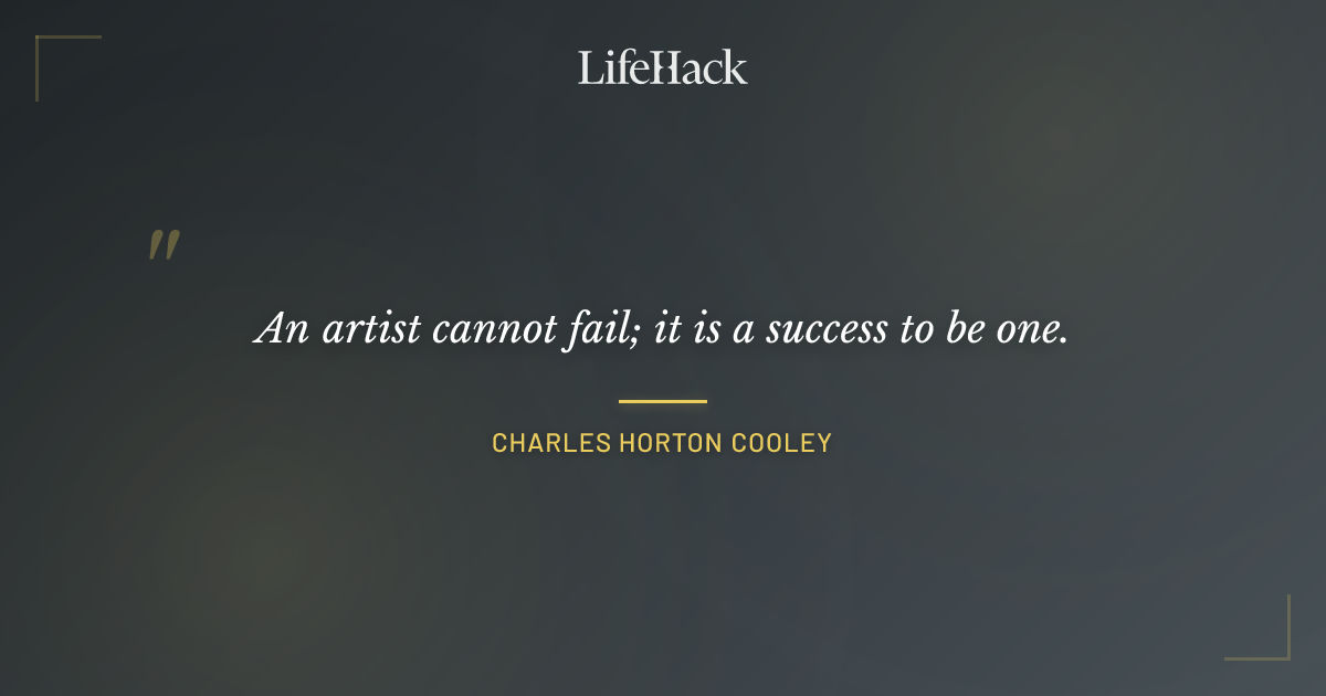 Quote by Charles Horton Cooley