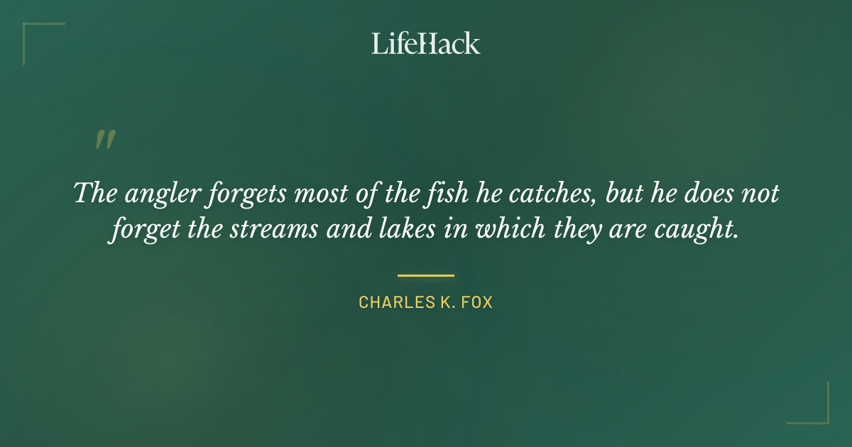 Quote by Charles K. Fox