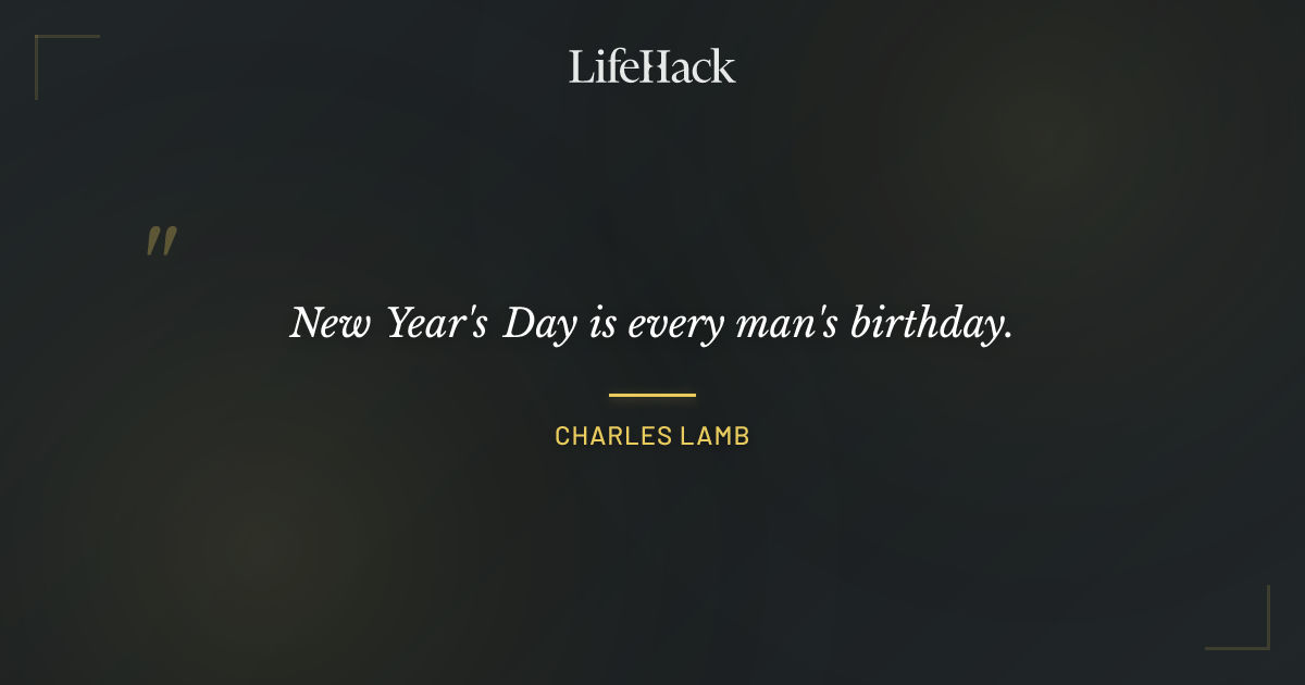 Quote by Charles Lamb