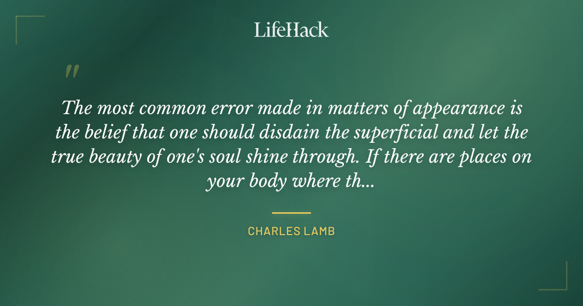 Quote by Charles Lamb