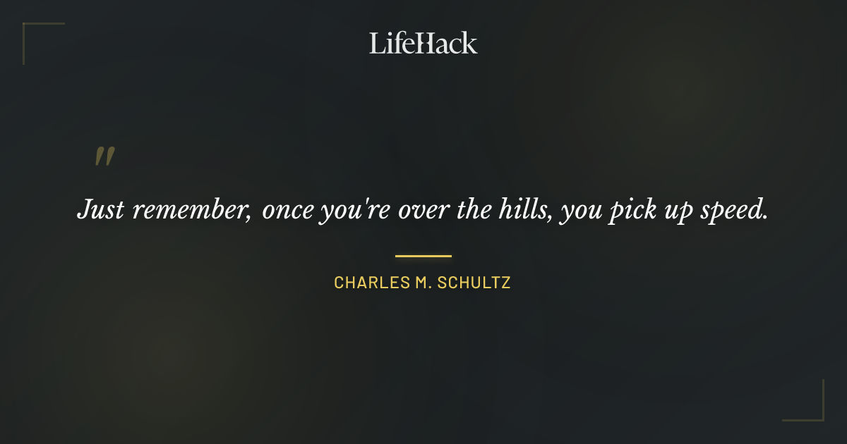 Quote by Charles M. Schultz