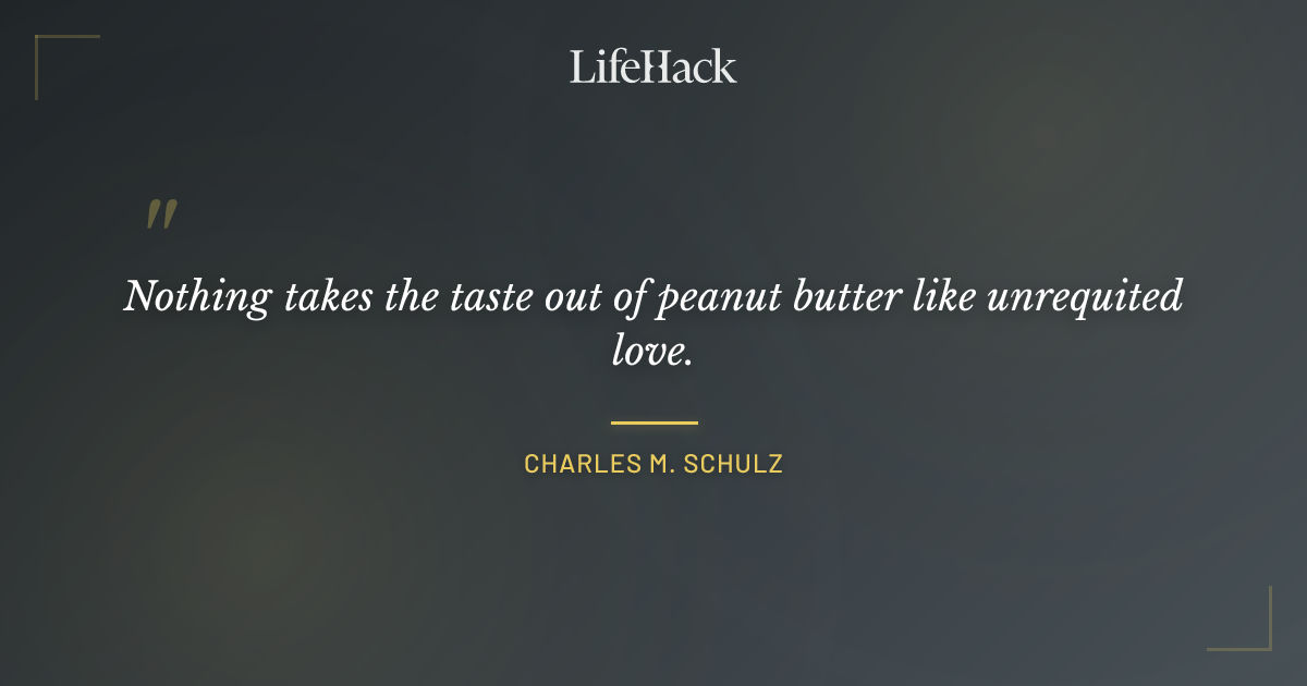 Quote by Charles M. Schulz