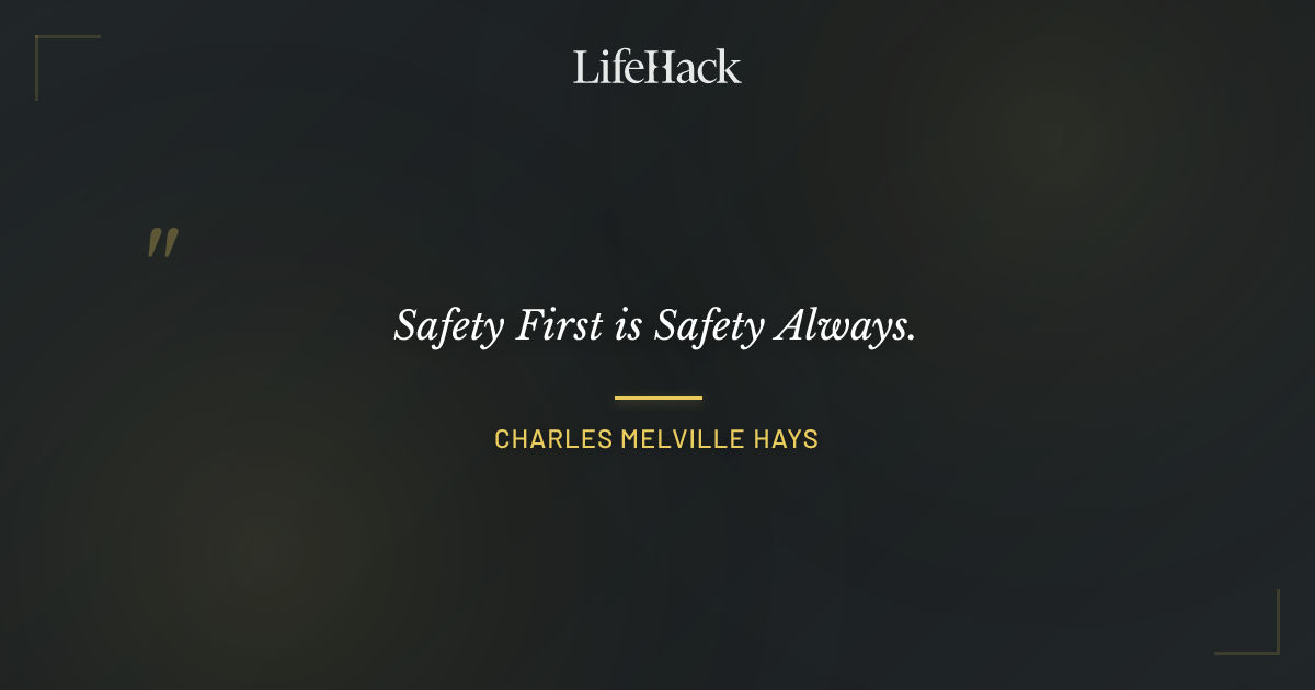 Quote by Charles Melville Hays