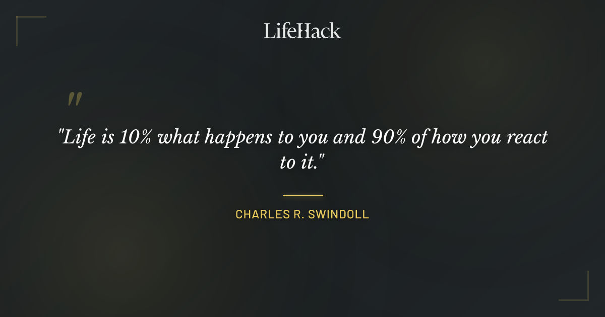 Quote by Charles R. Swindoll