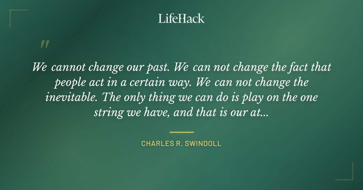 Quote by Charles R. Swindoll