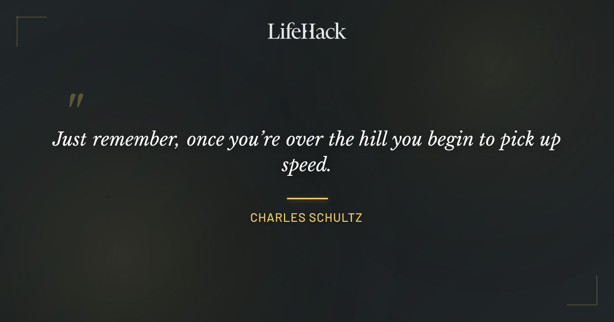 Quote by Charles Schultz