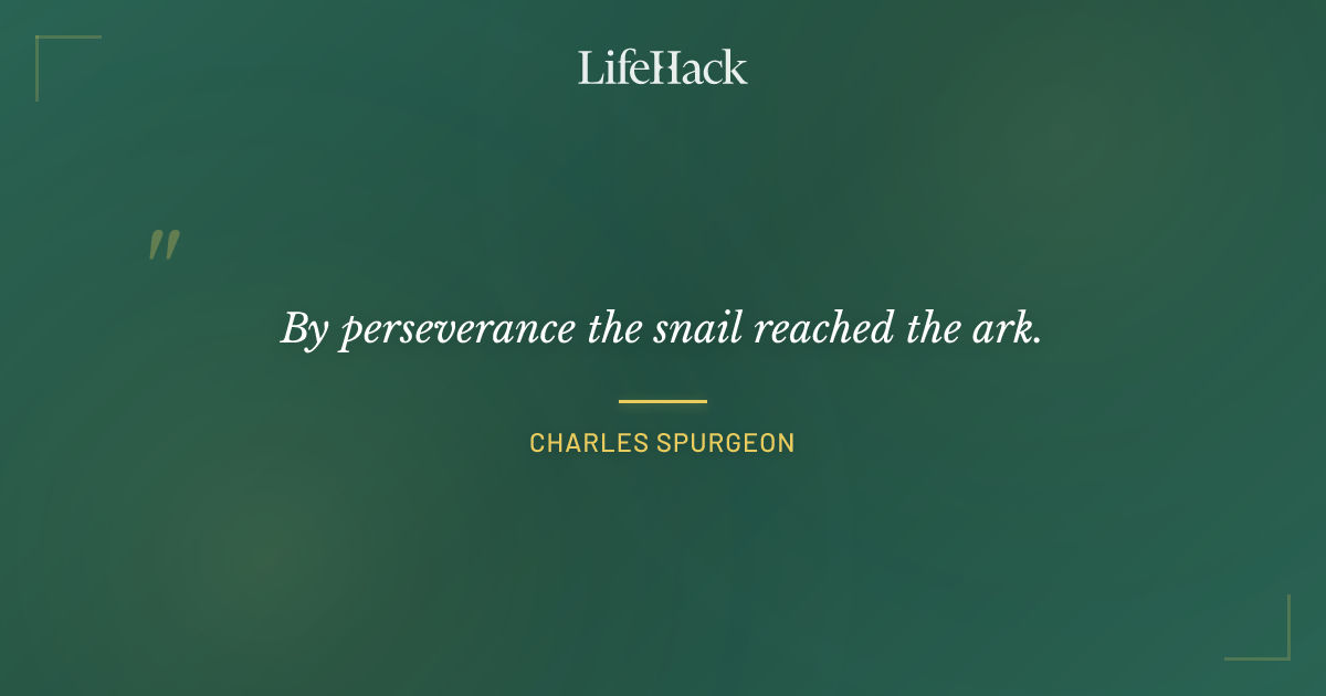 Quote by Charles Spurgeon