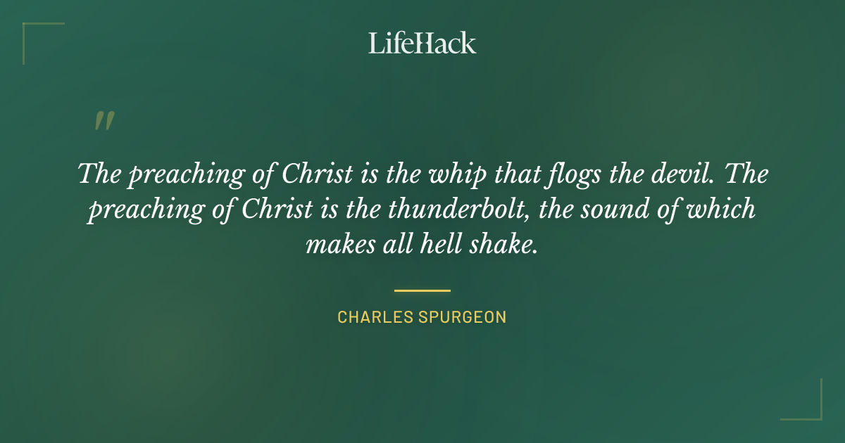 Quote by Charles Spurgeon