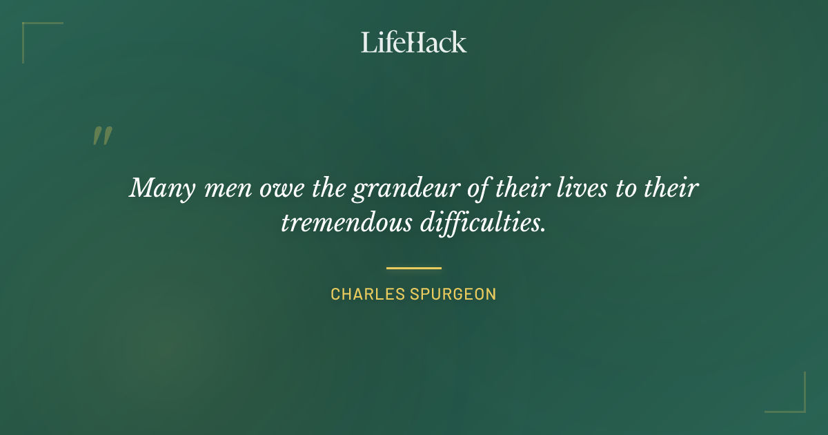 Quote by Charles Spurgeon