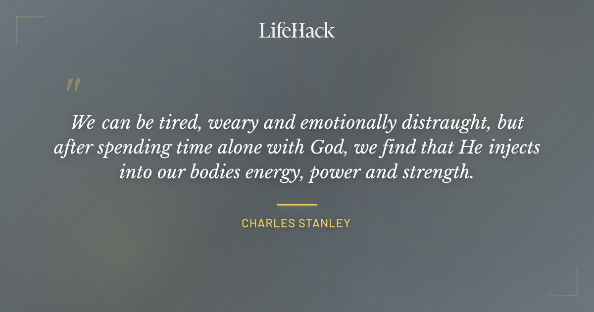 Quote by Charles Stanley
