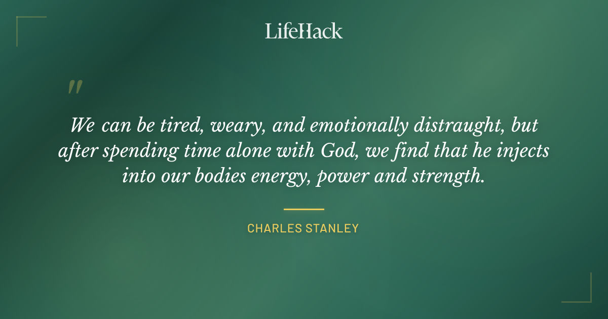 Quote by Charles Stanley