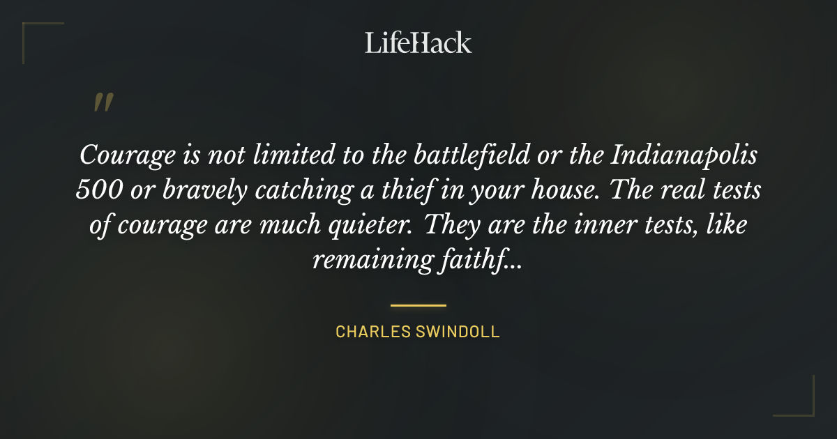 Quote by Charles Swindoll