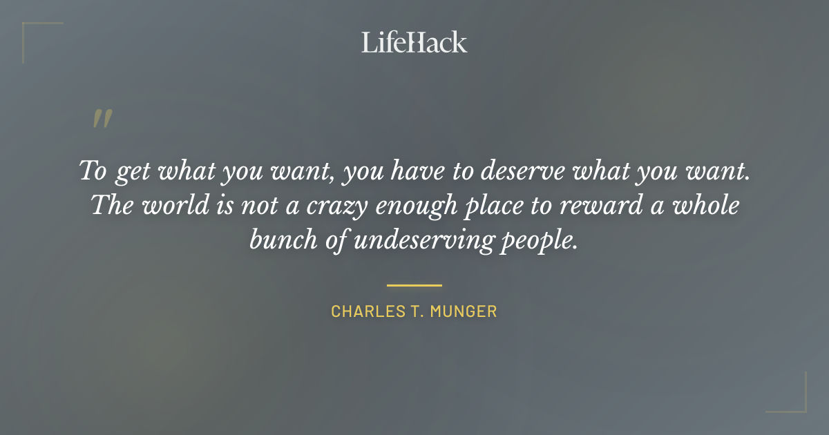 Quote by Charles T. Munger