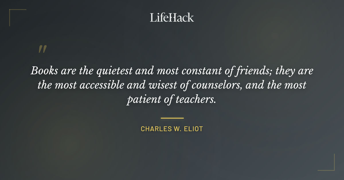 Quote by Charles W. Eliot