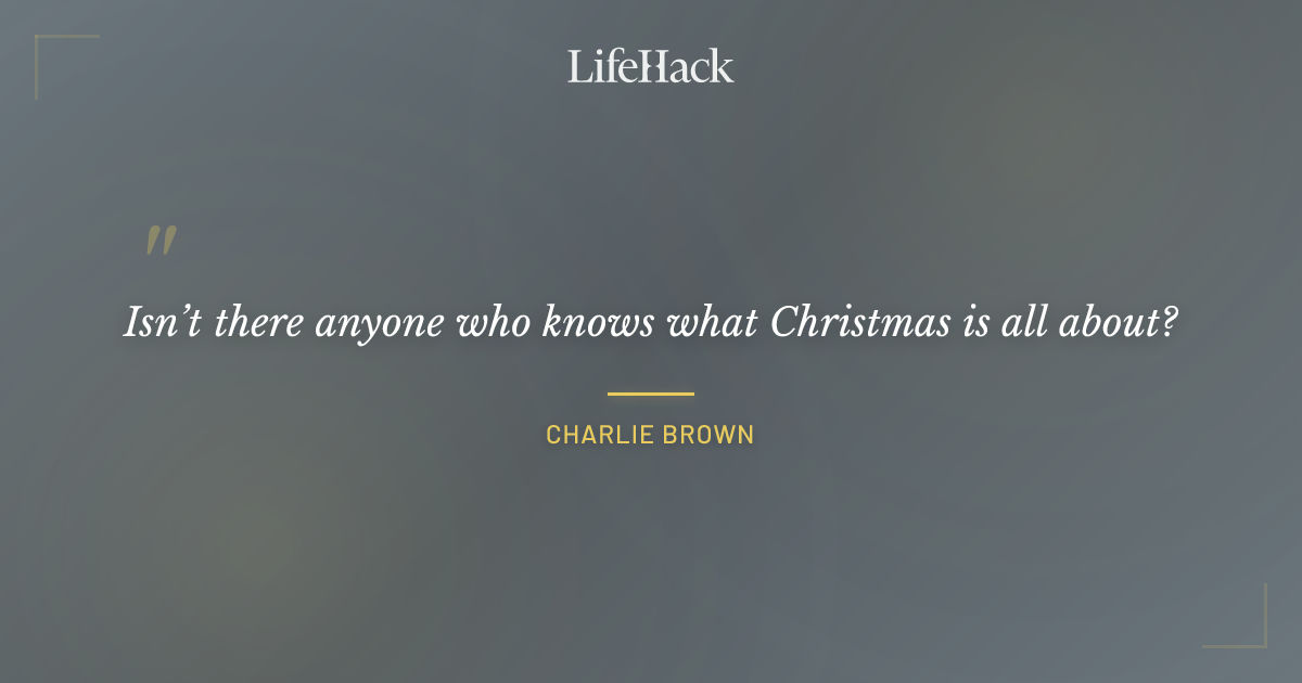 Quote by Charlie Brown