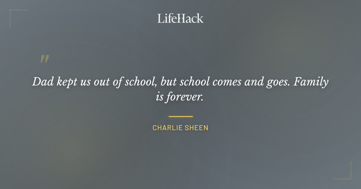 Quote by Charlie Sheen