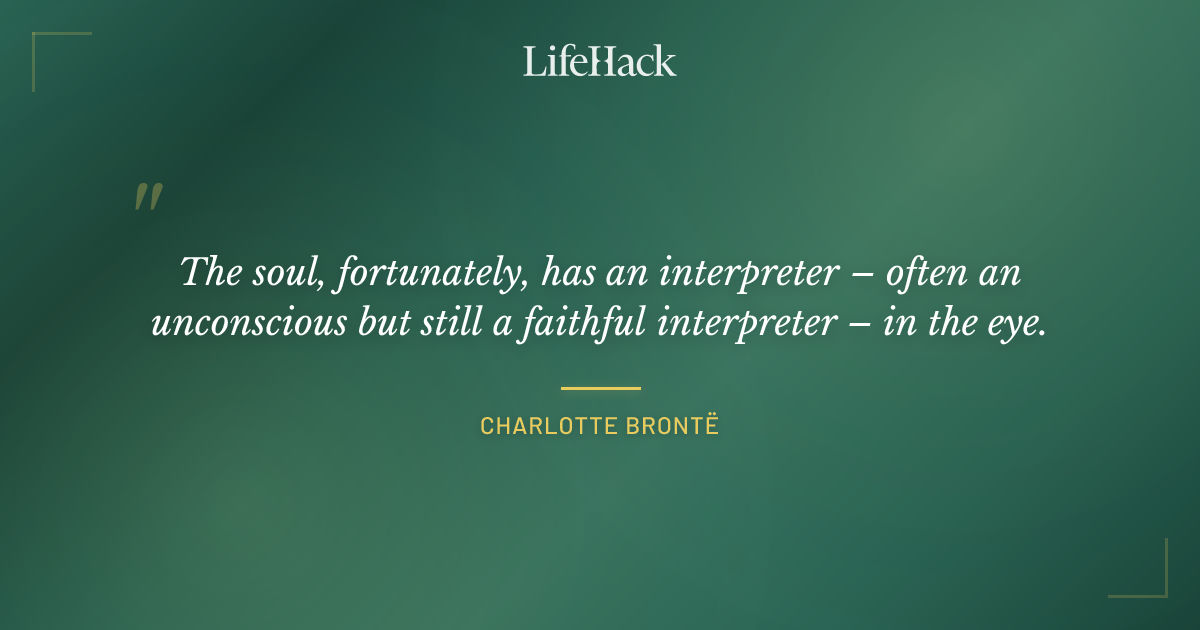 Quote by Charlotte Brontë