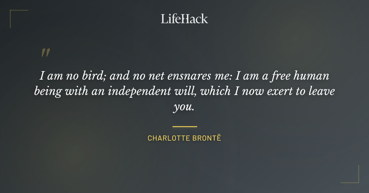 Quote by Charlotte Brontë