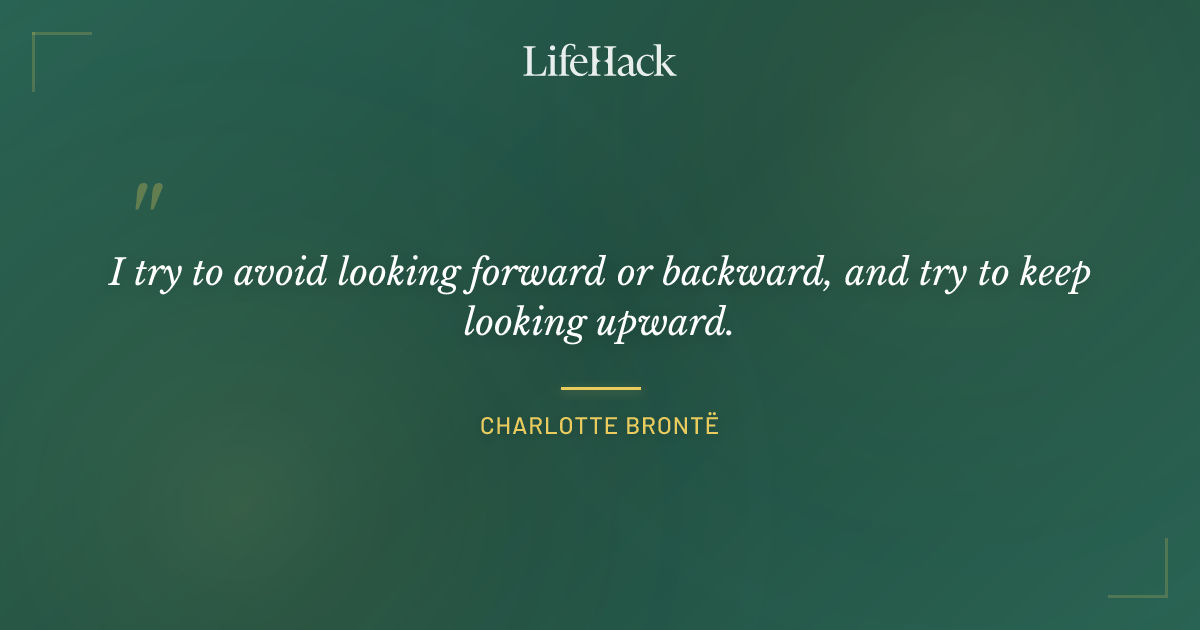 Quote by Charlotte Brontë