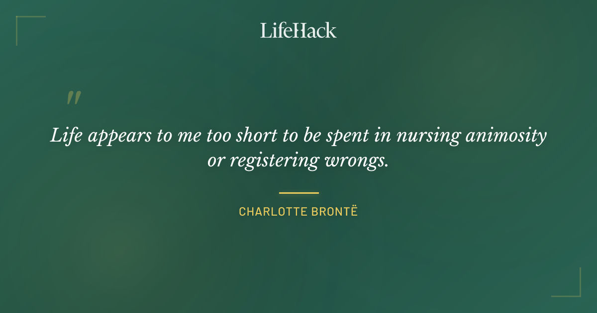 Quote by Charlotte Brontë