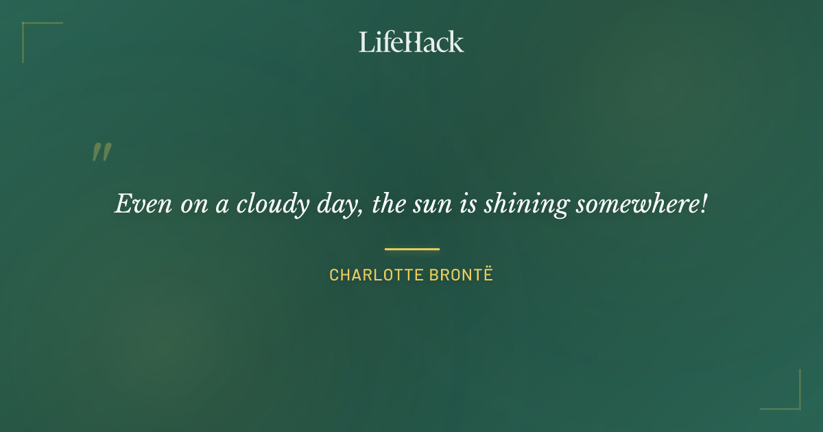 Quote by Charlotte Brontë