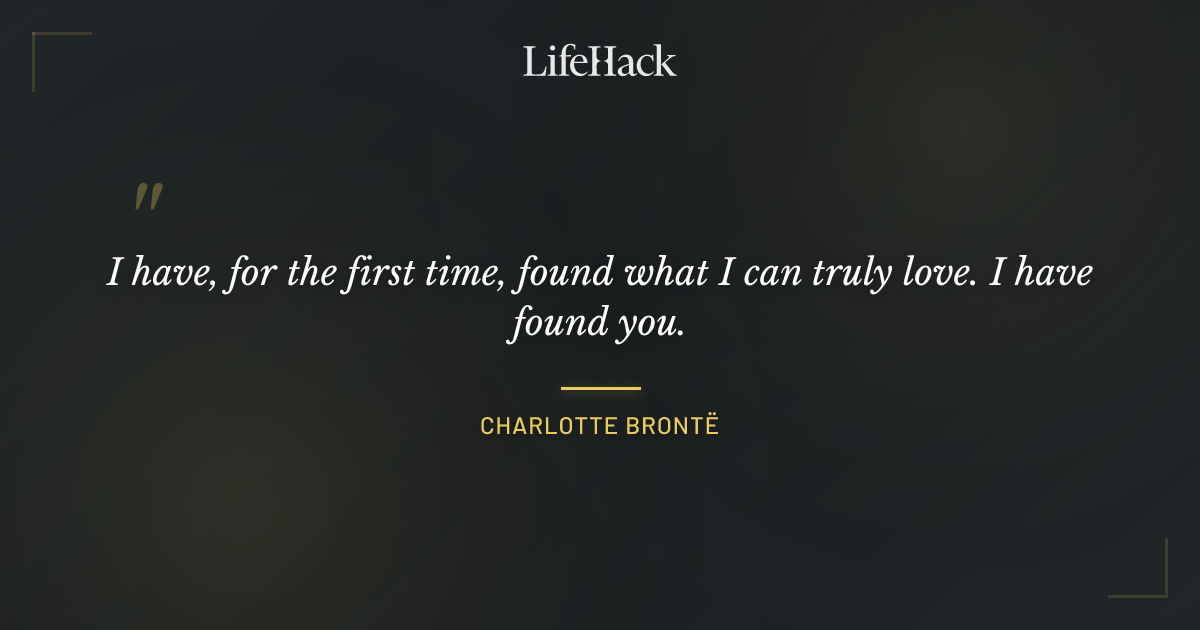Quote by Charlotte Brontë
