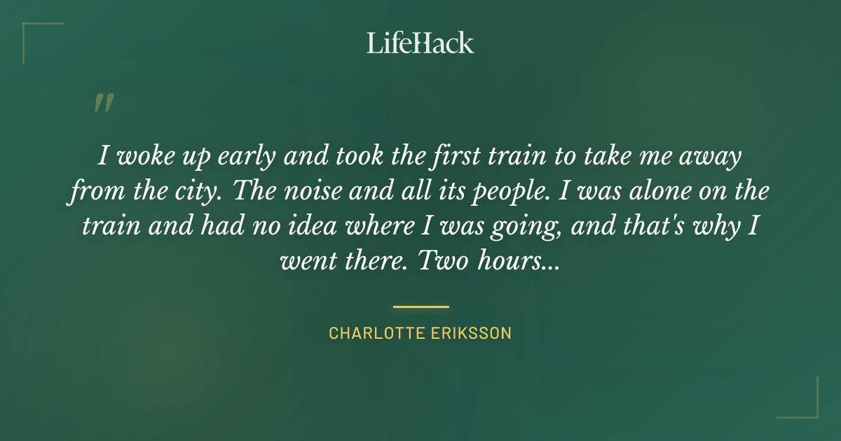 Quote by Charlotte Eriksson
