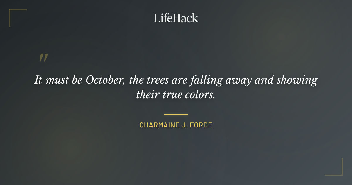 Quote by Charmaine J. Forde