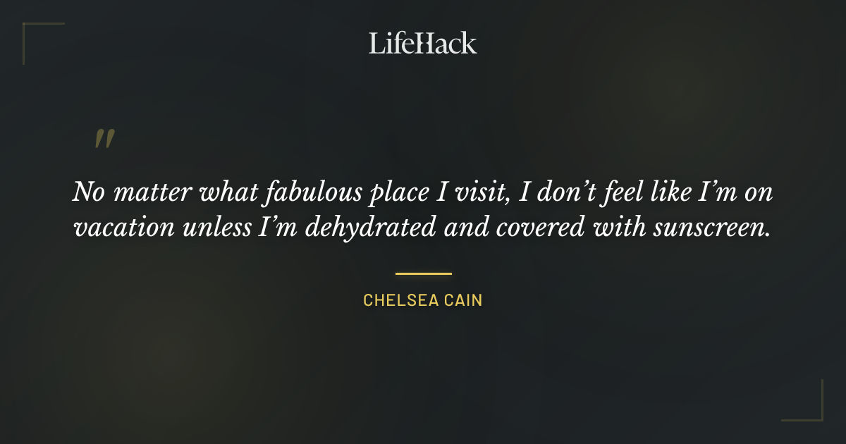 Quote by Chelsea Cain