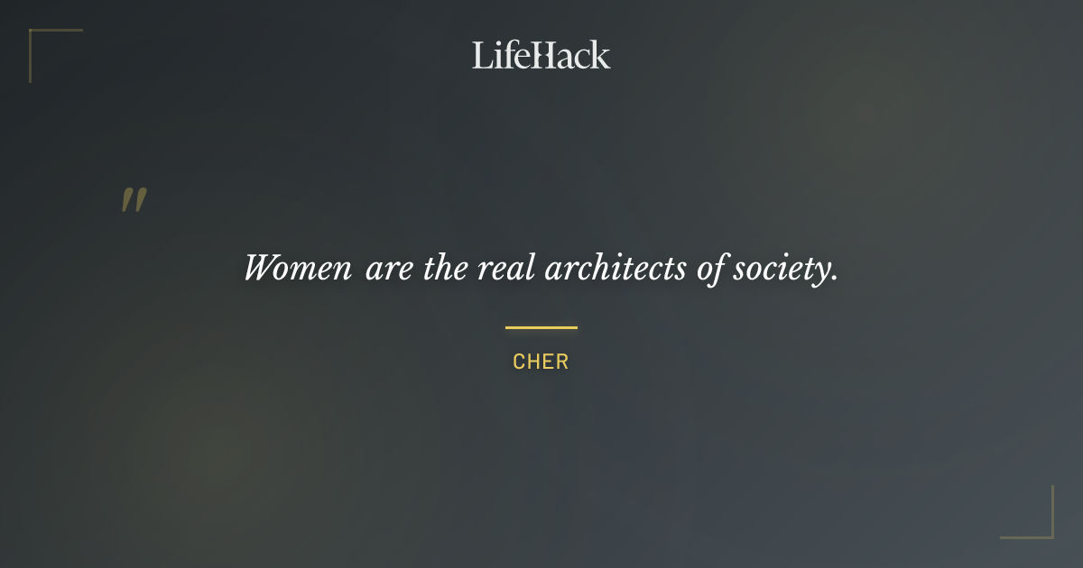 Quote by Cher