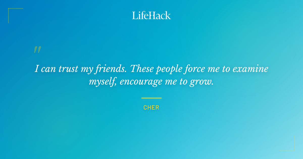 Quote by Cher