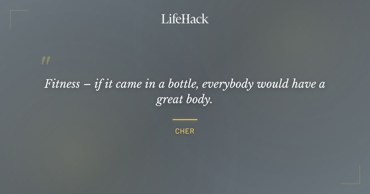 Quote by Cher
