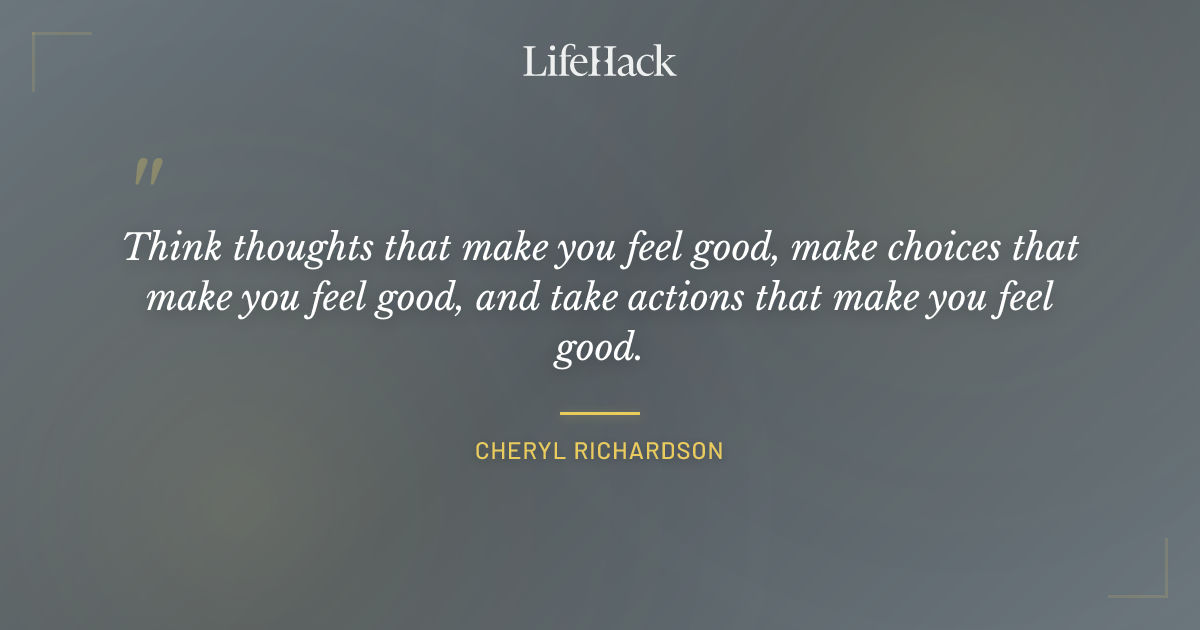 Quote by Cheryl Richardson
