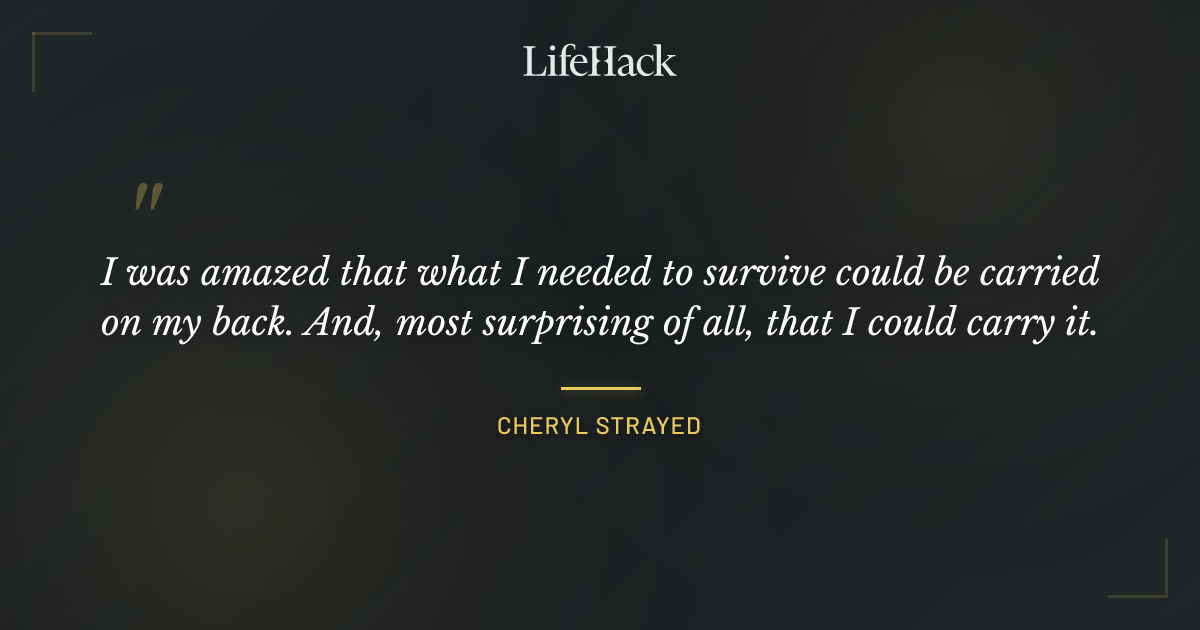 Quote by Cheryl Strayed