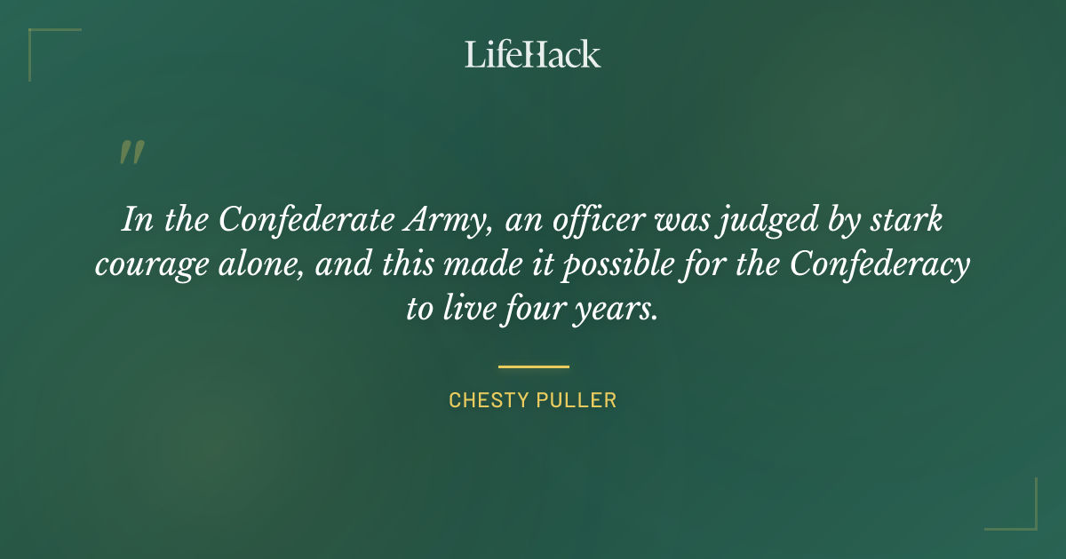 Quote by Chesty Puller