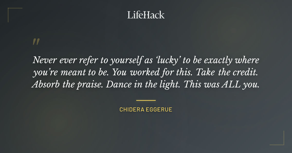 Quote by Chidera Eggerue