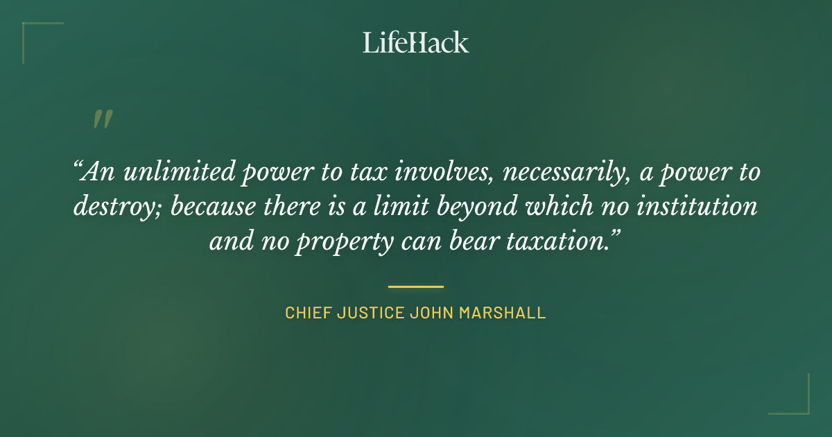 Quote by Chief Justice John Marshall