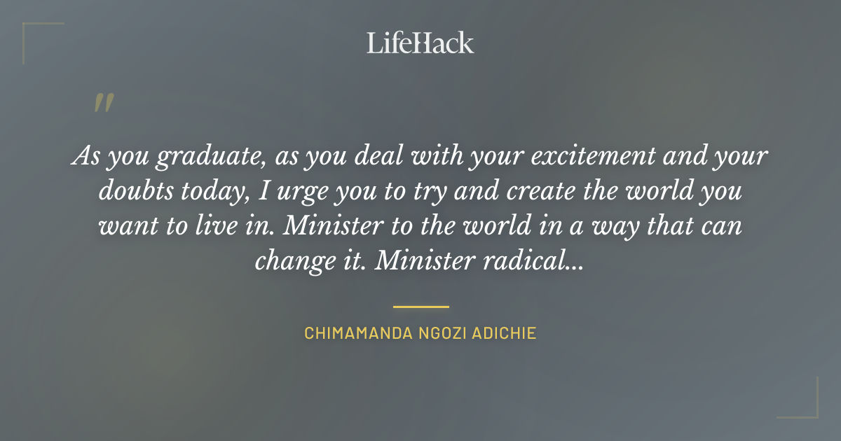 Quote by Chimamanda Ngozi Adichie