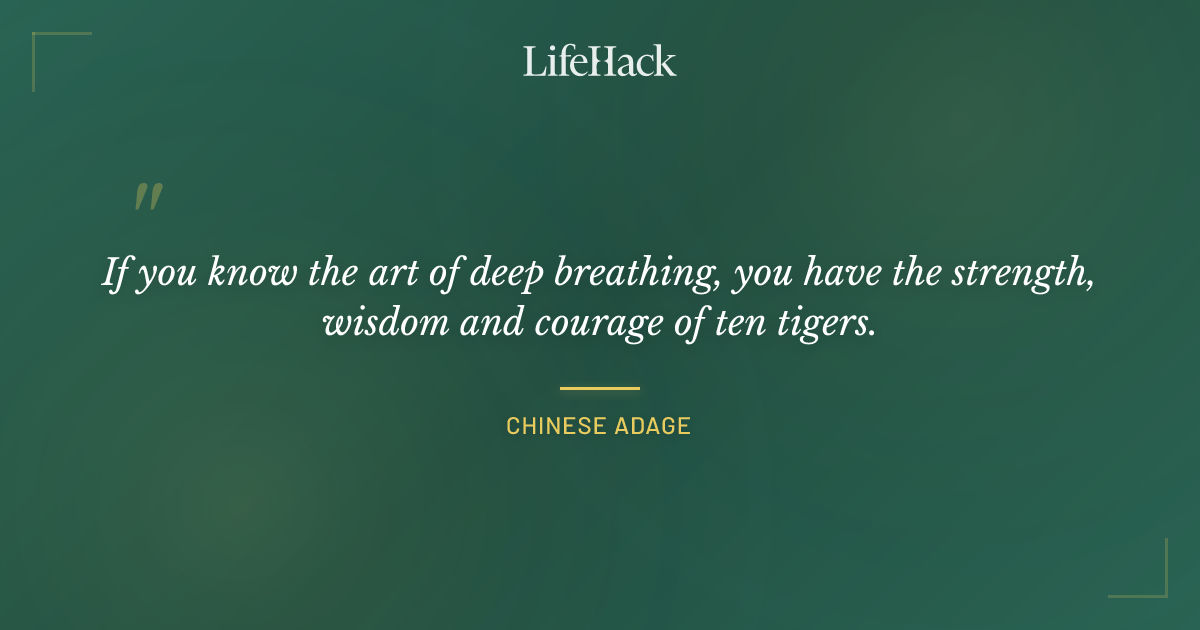 Quote by Chinese adage